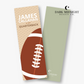 James Callahan is my Quarterback Bookmark - Officially Licensed Beyond The Play Series