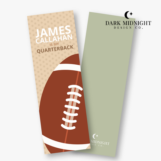 James Callahan is my Quarterback Bookmark - Officially Licensed Beyond The Play Series