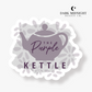 Purple Kettle Coffee Shop Logo Sticker - Officially Licensed Beyond The Play Series