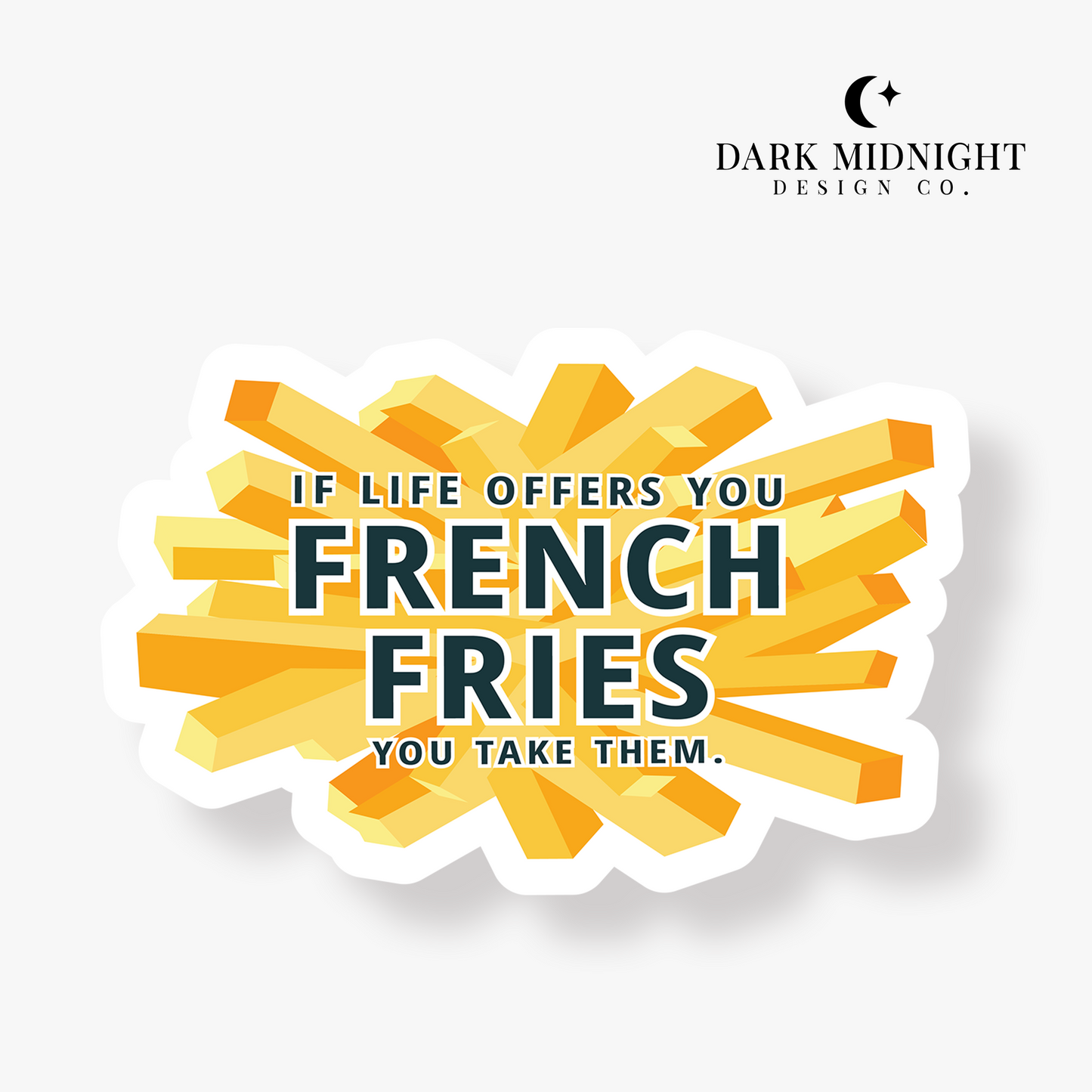 French Fries Sticker - Officially Licensed Beyond The Play Series