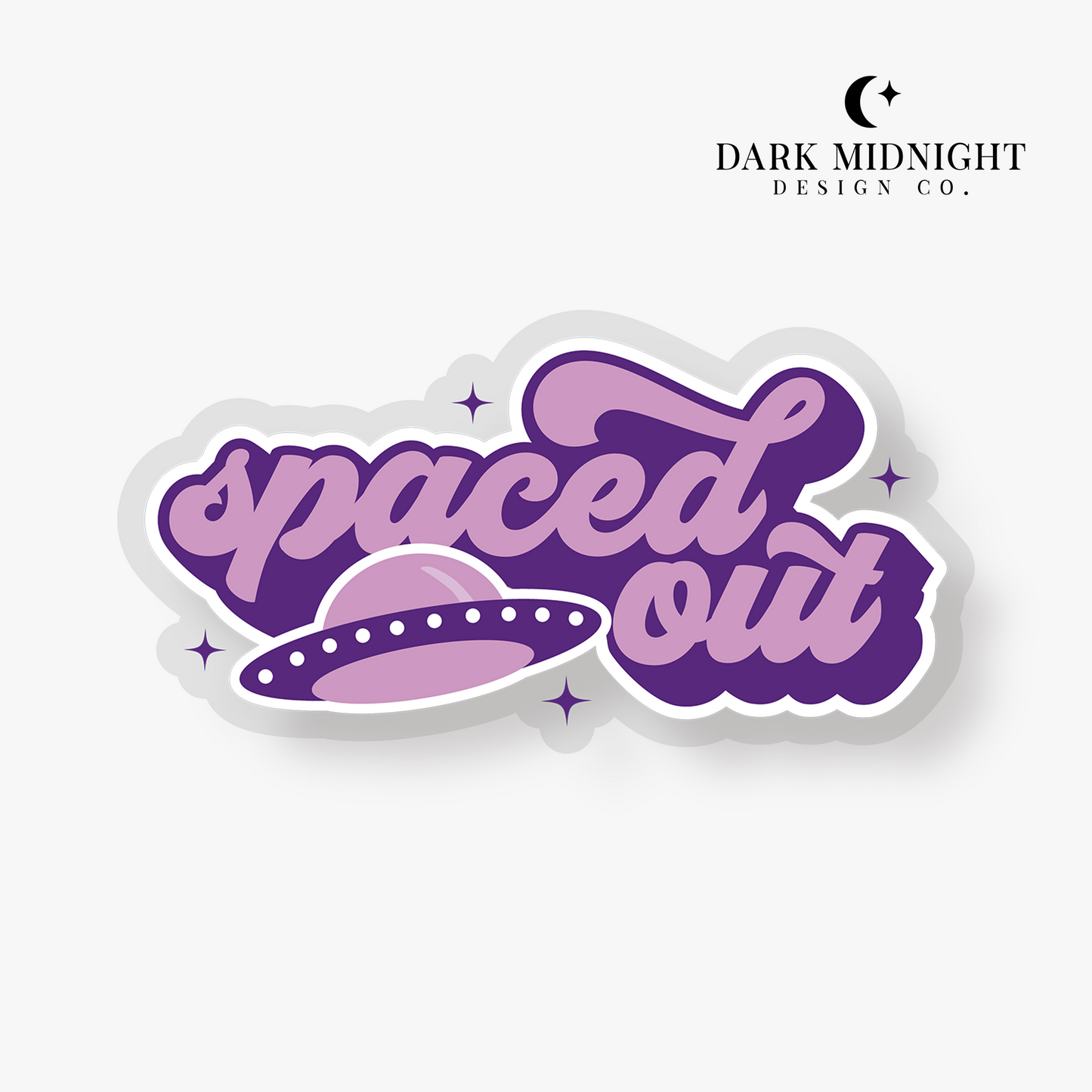 Spaced Out Sticker - Officially Licensed Orleans University Series Merch