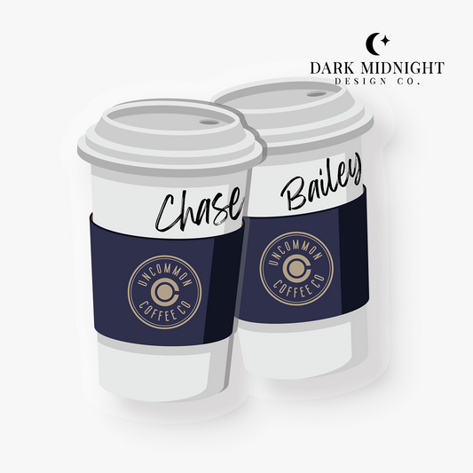 Uncommon Coffee Co - Chase & Bailey's Coffee Sticker - Officially Licensed Rules of the Game Series