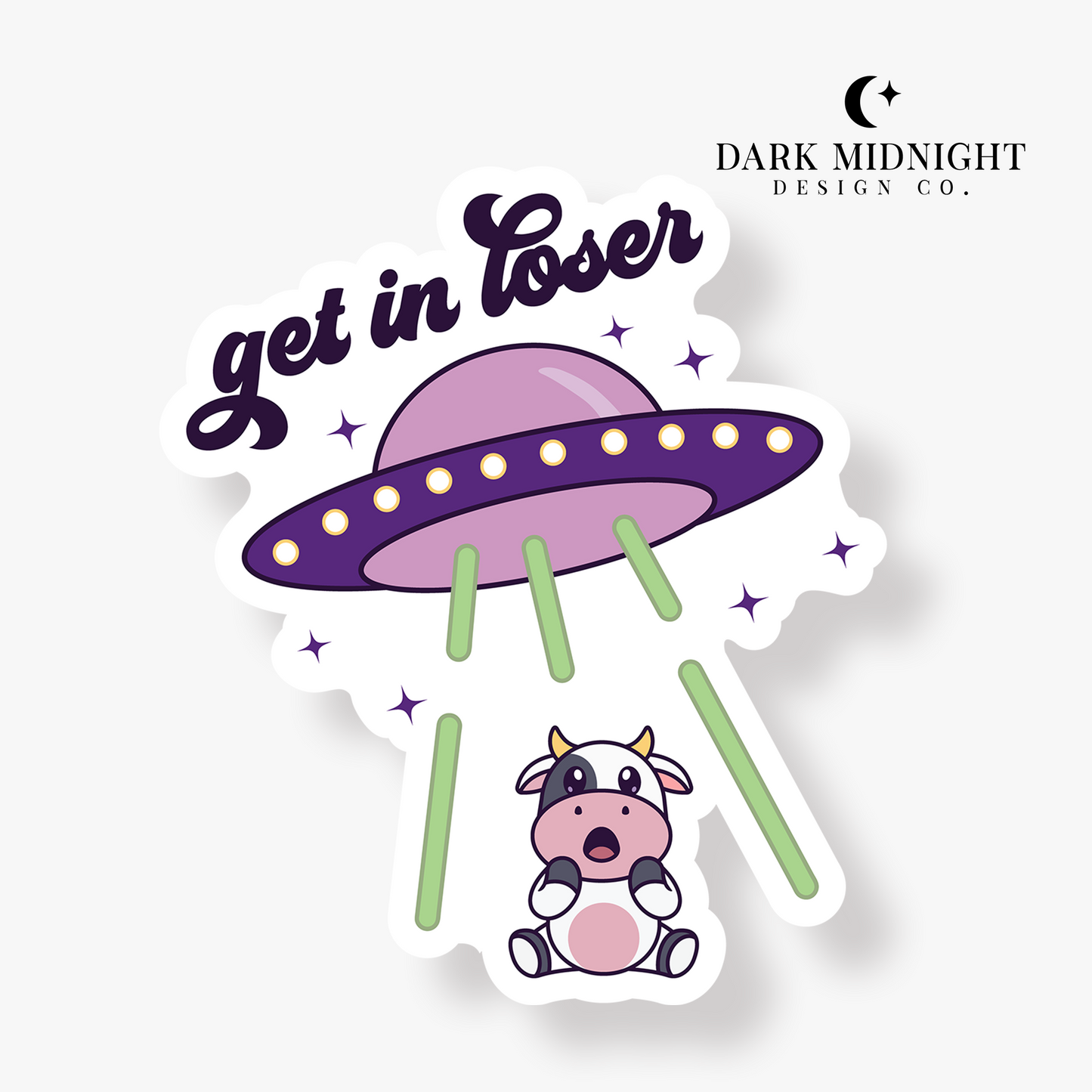 Get In Loser Sticker - Officially Licensed Orleans University Series Merch