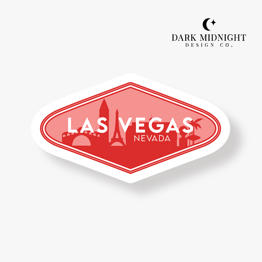 Las Vegas Destination Sticker - Officially Licensed Unexpectedly In Love Series