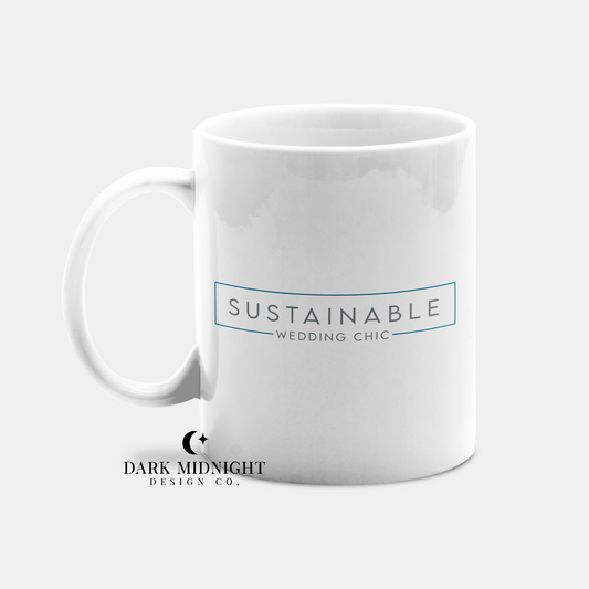 Sustainable Wedding Chic 15oz Logo Mug - Officially Licensed Unexpectedly In Love Series