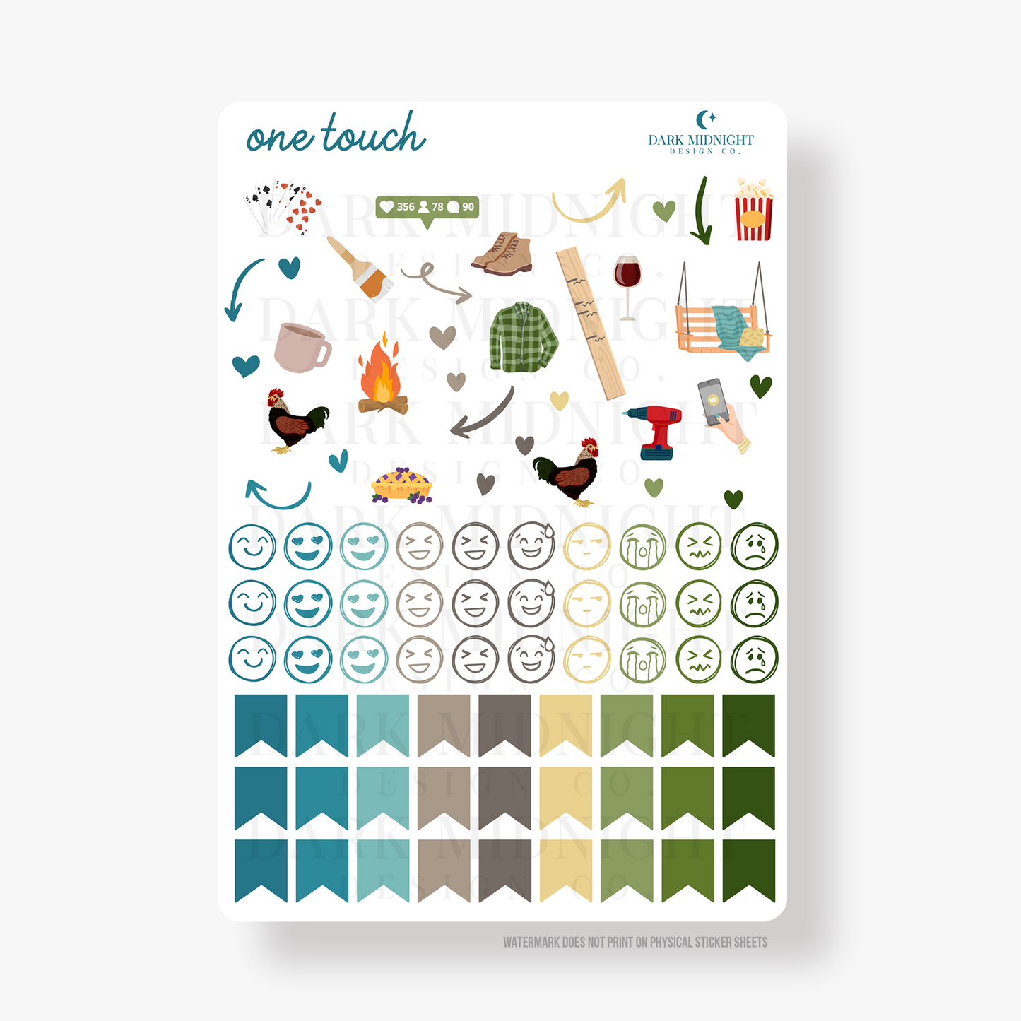 One Touch Annotation Stickers - Officially Licensed Sullivan Family Series