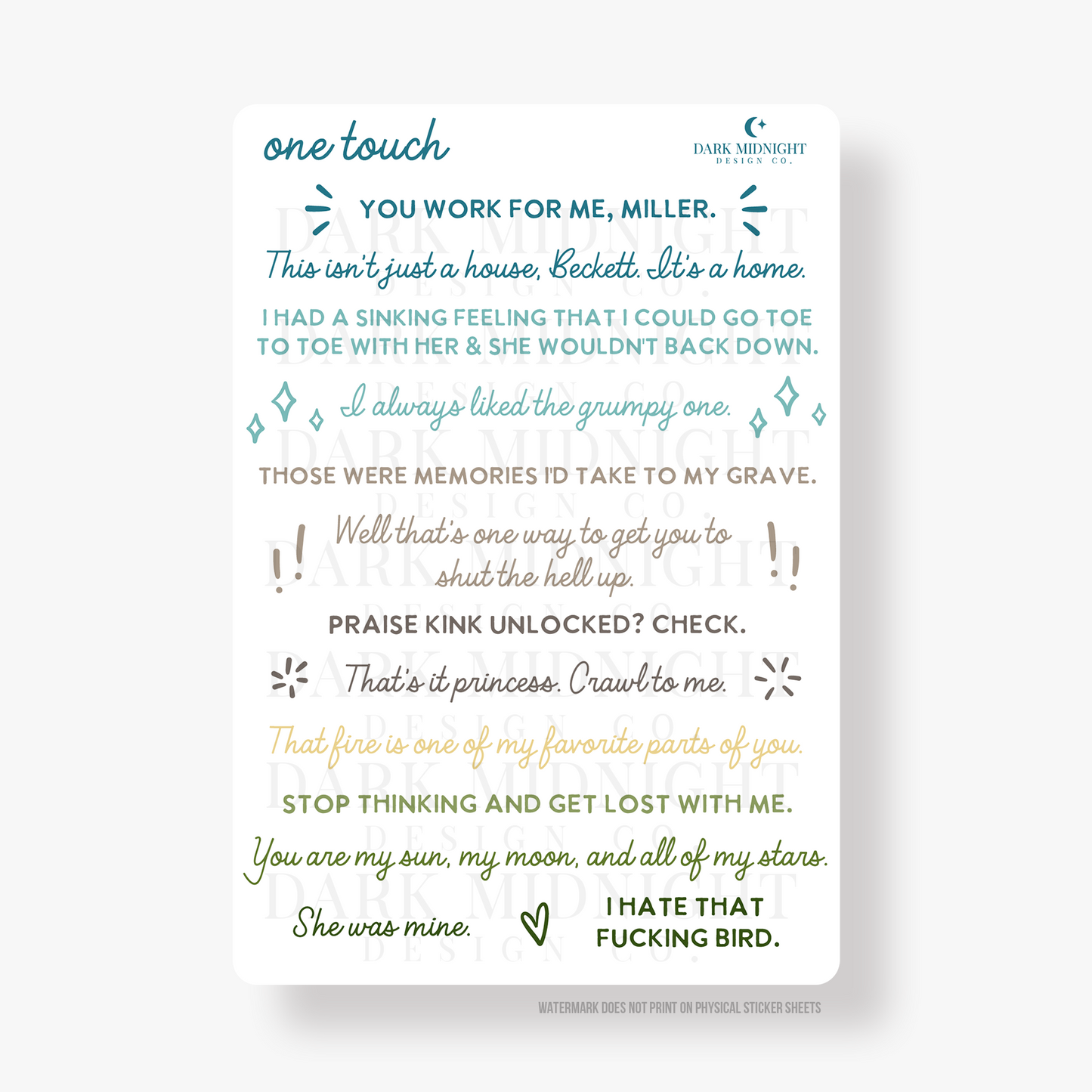 One Touch Annotation Kit - Officially Licensed Sullivan Family Series