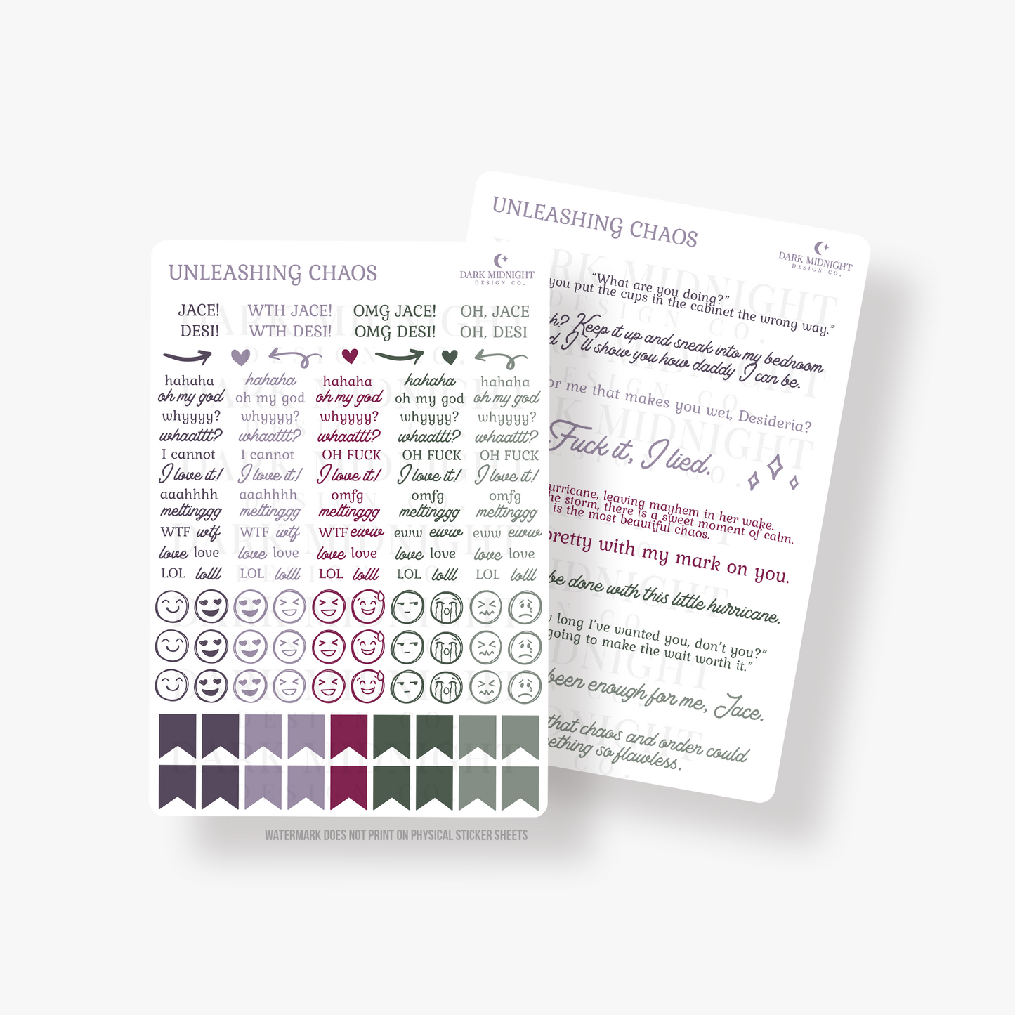 Unleashing Chaos Annotation Sticker Kit - Officially Licensed Unleashing Chaos