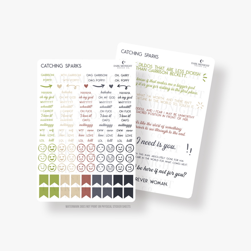 Catching Sparks Annotation Stickers - Officially Licensed Cherry Peak ...