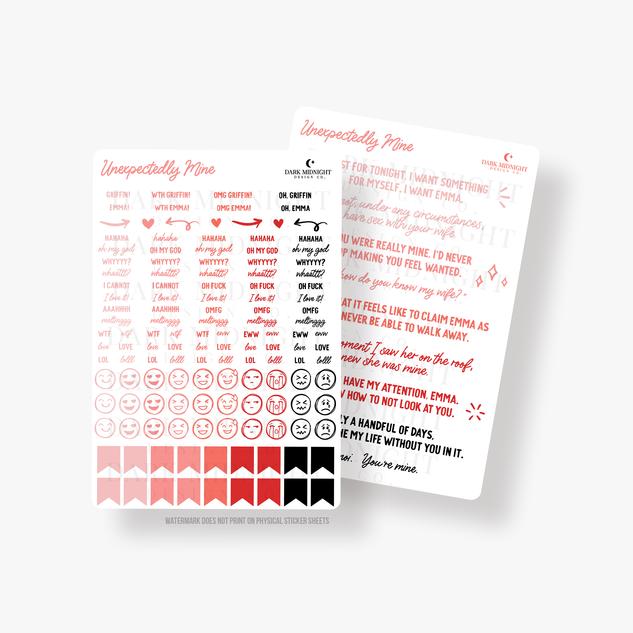 Unexpectedly Mine Annotation Stickers - Officially Licensed Unexpected ...