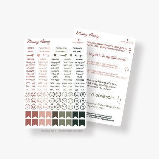 Strung Along Annotation Stickers - Officially Licensed Cherry Peak Series