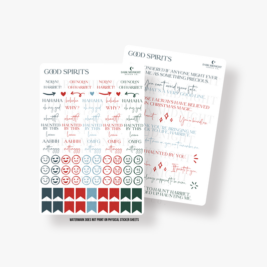 Good Spirits Annotation Stickers - Officially Licensed Ghosted Series