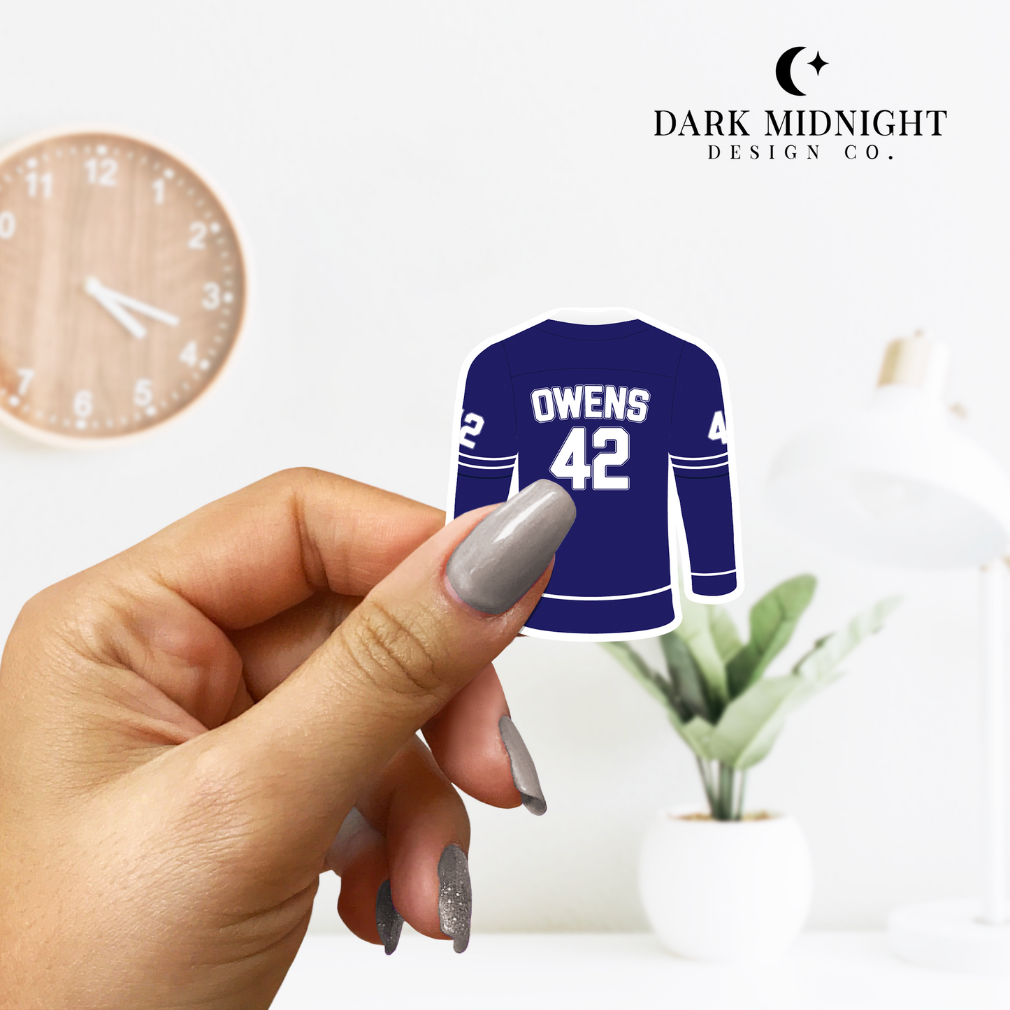 Hayden Owens Jersey Sticker - Officially Licensed Vancouver Storm Series