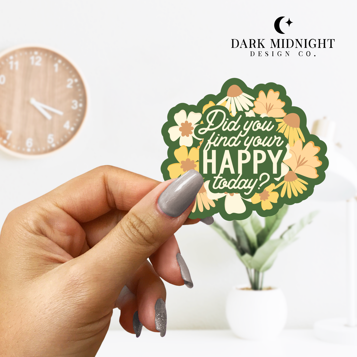 Did you find your happy today? Sticker - Officially Licensed Lovelight Farms Series