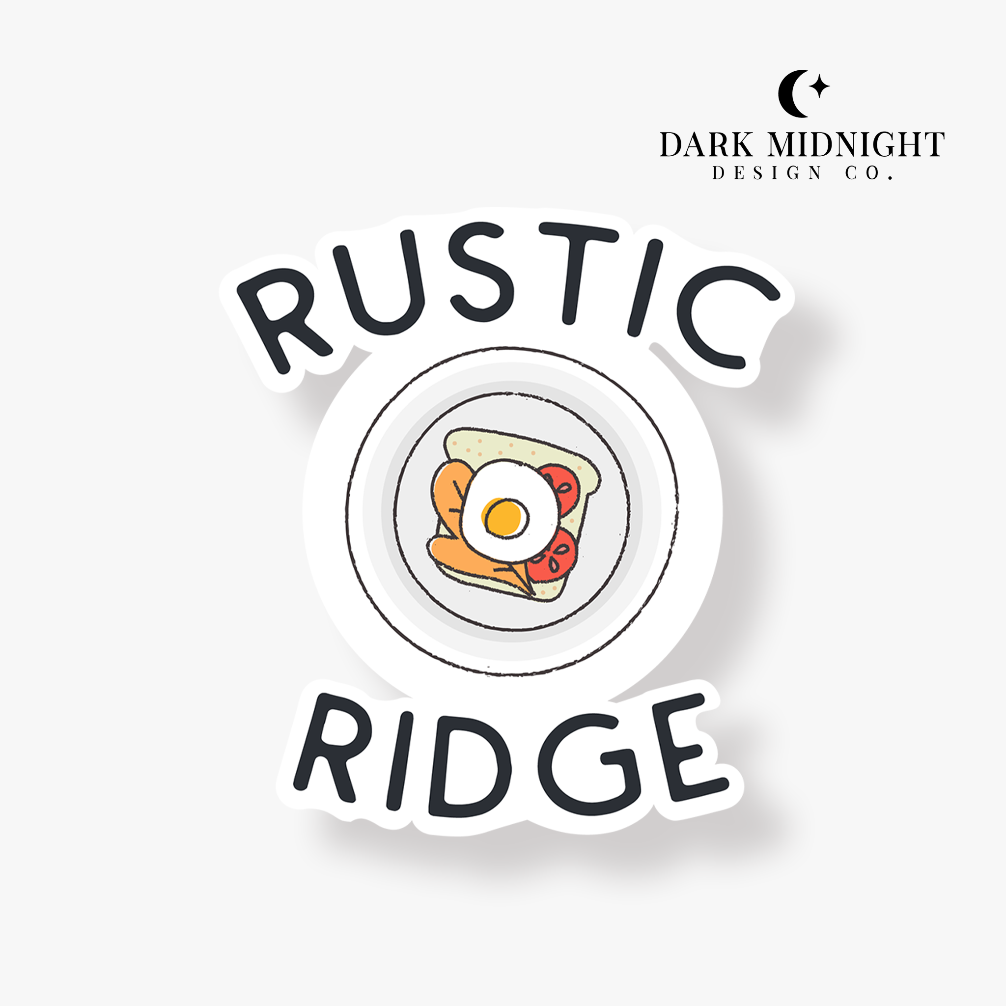 Rustic Ridge Diner Logo Sticker - Officially Licensed Cherry Peak Seri ...