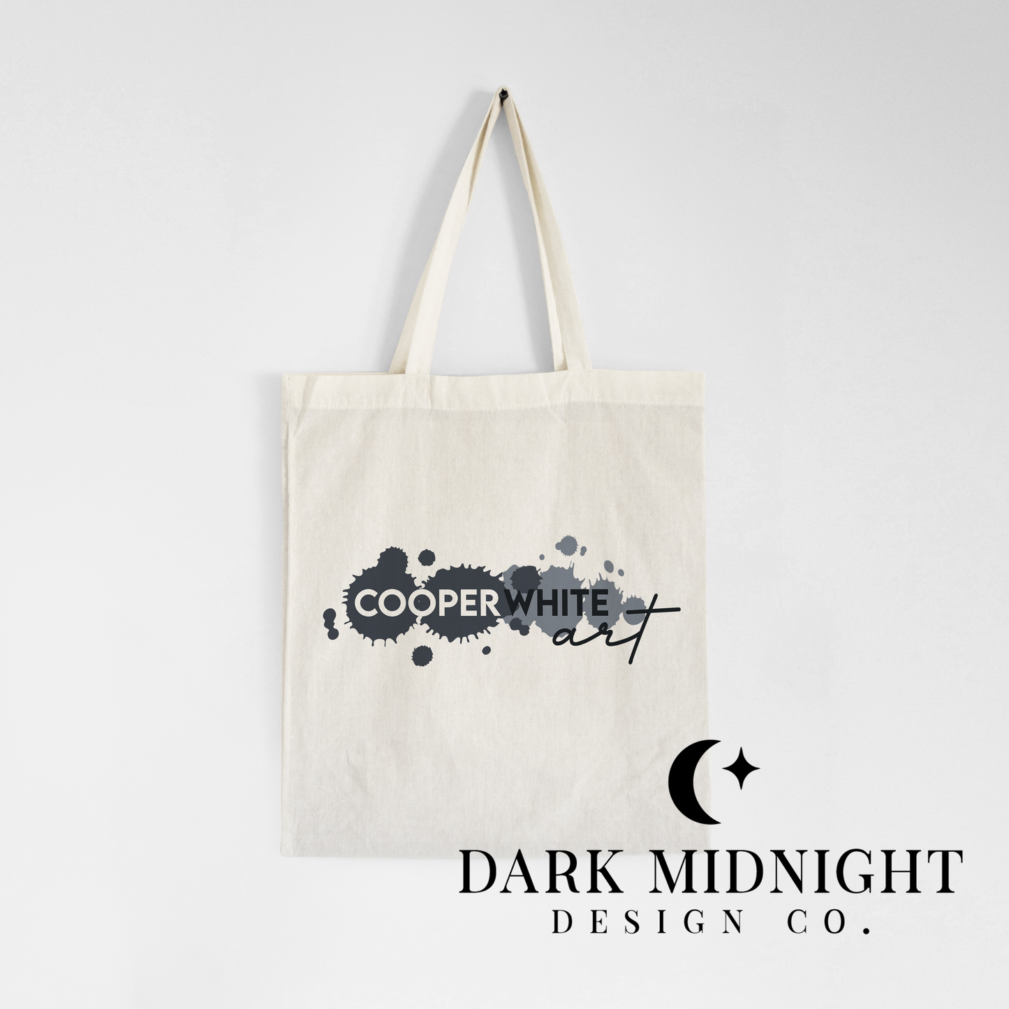 Cooper White Art Tote Bag - Officially Licensed Greatest Love Series