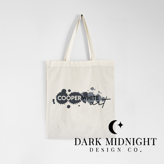 Cooper White Art Tote Bag - Officially Licensed Greatest Love Series