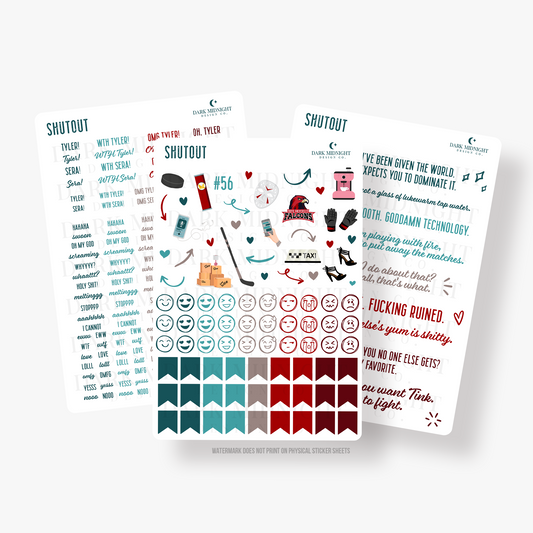 Shutout Annotation Stickers - Officially Licensed Rules of the Game Series