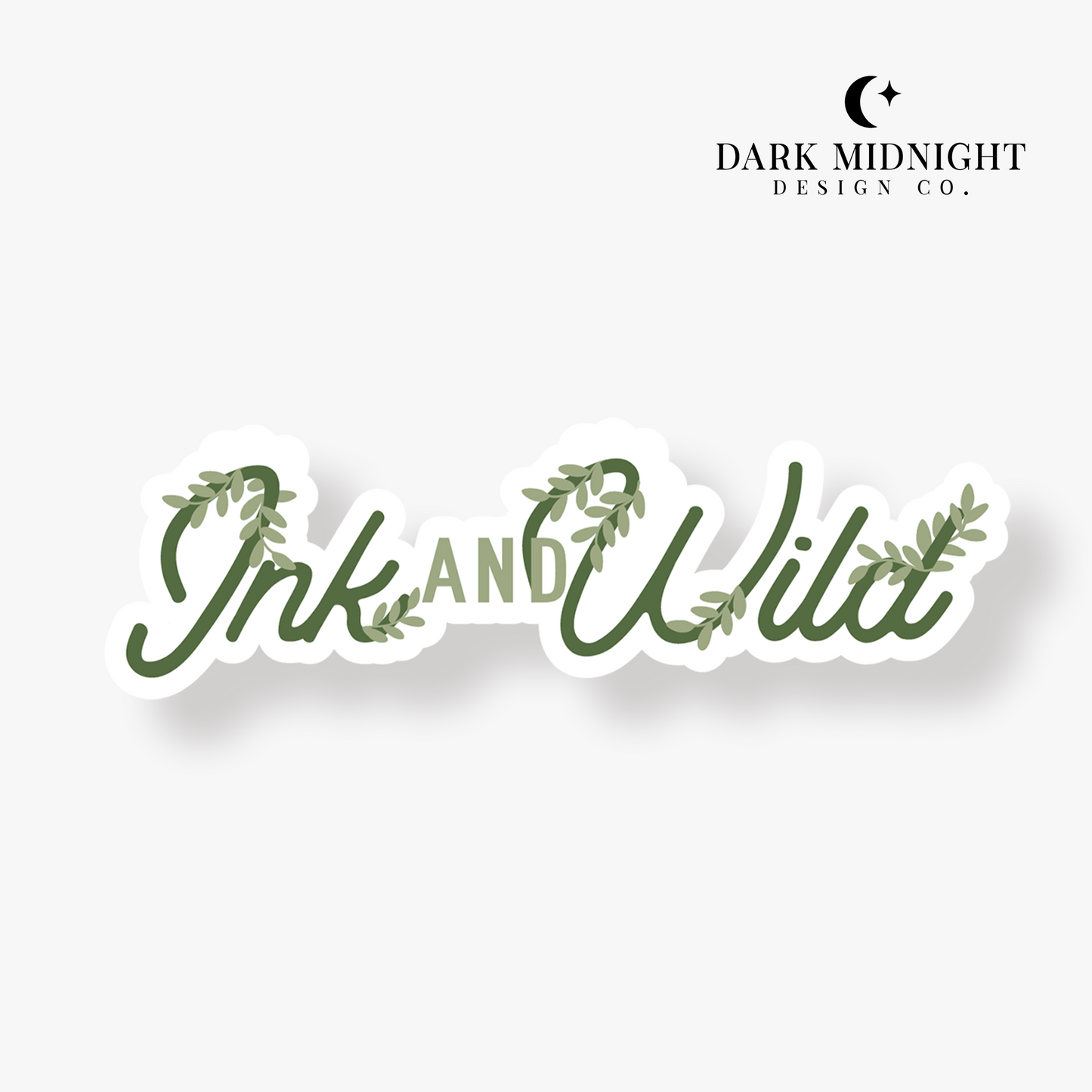 Ink and Wild Logo Sticker - Officially Licensed Lovelight Farms Series