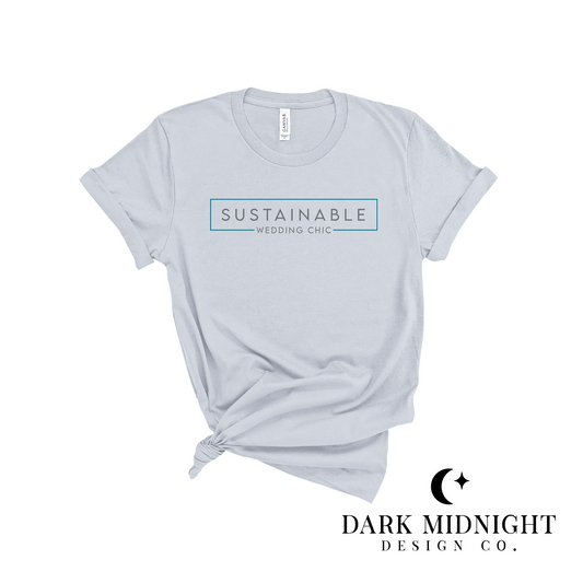 Sustainable Wedding Chic Logo Tee - Officially Licensed Unexpectedly In Love Series