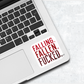 Falling Fallen Fucked Sticker - Officially Licensed Rules of the Game Series