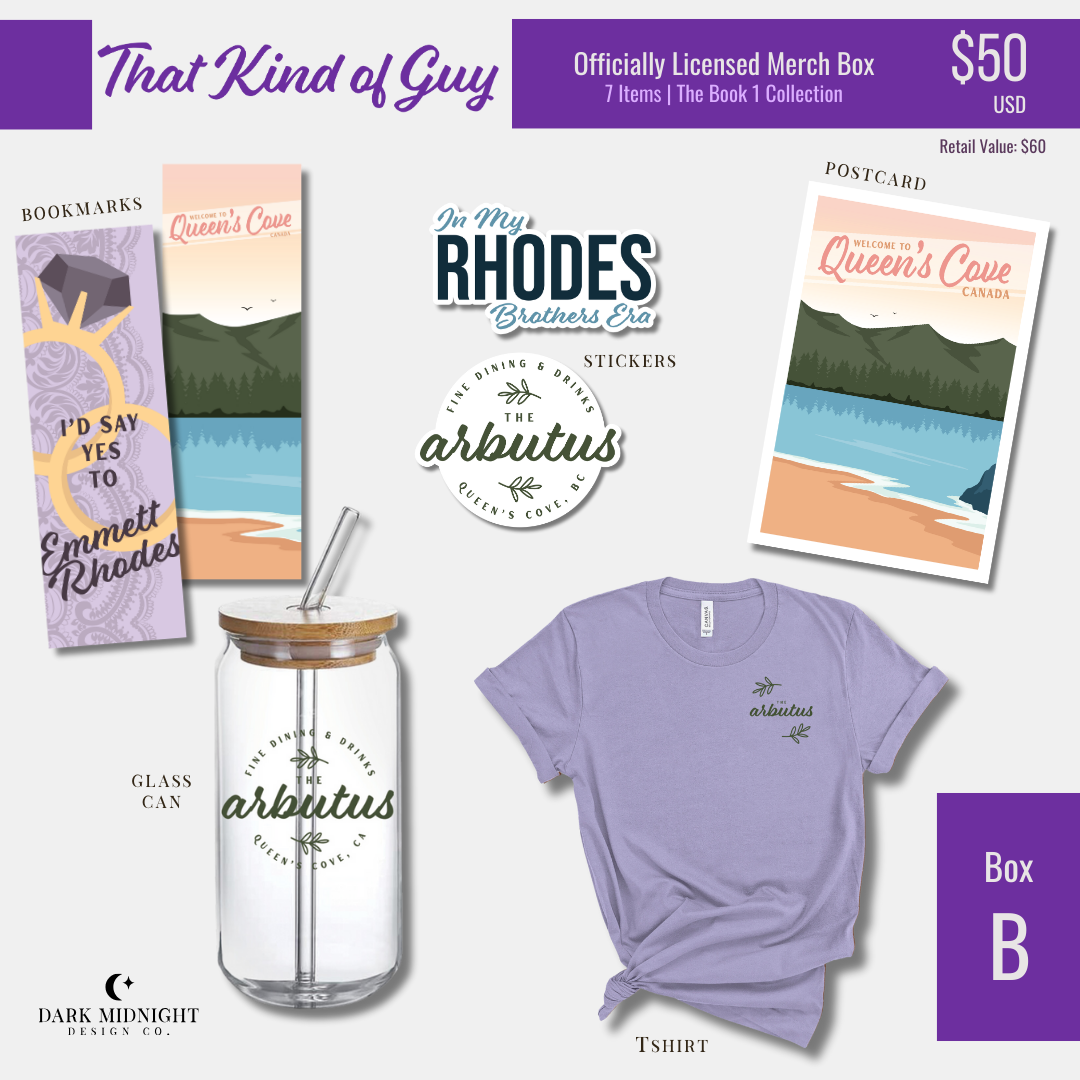 That Kind of Guy Merch Box - Officially Licensed Queen's Cove Series