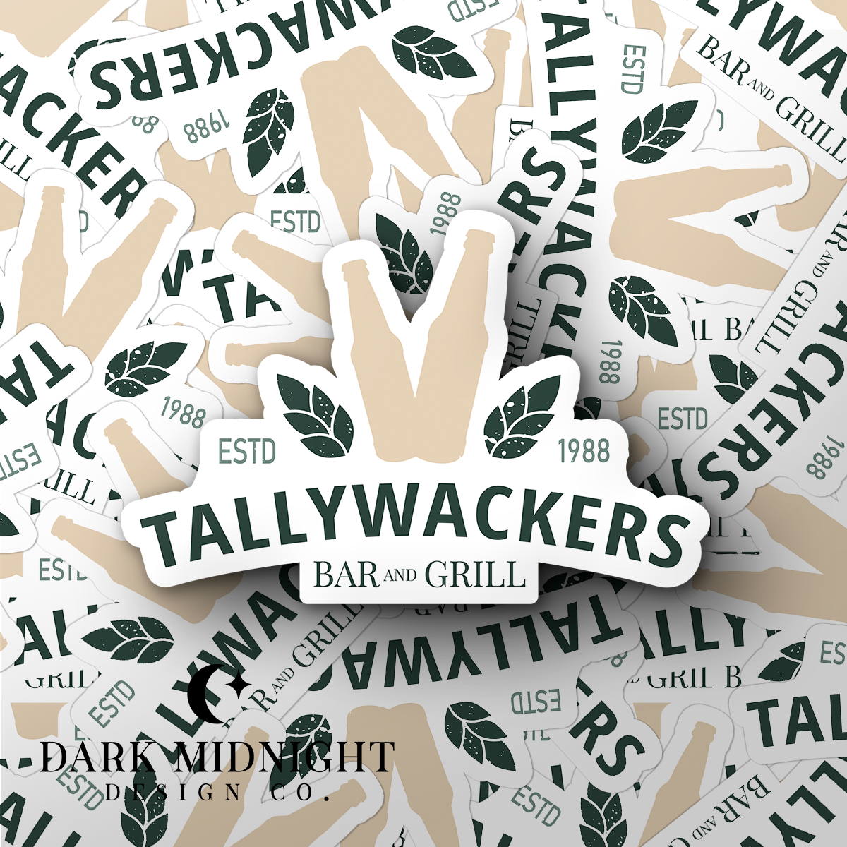 Tallywackers Bar & Grill Sticker - Officially Licensed AJ Alexander Merch