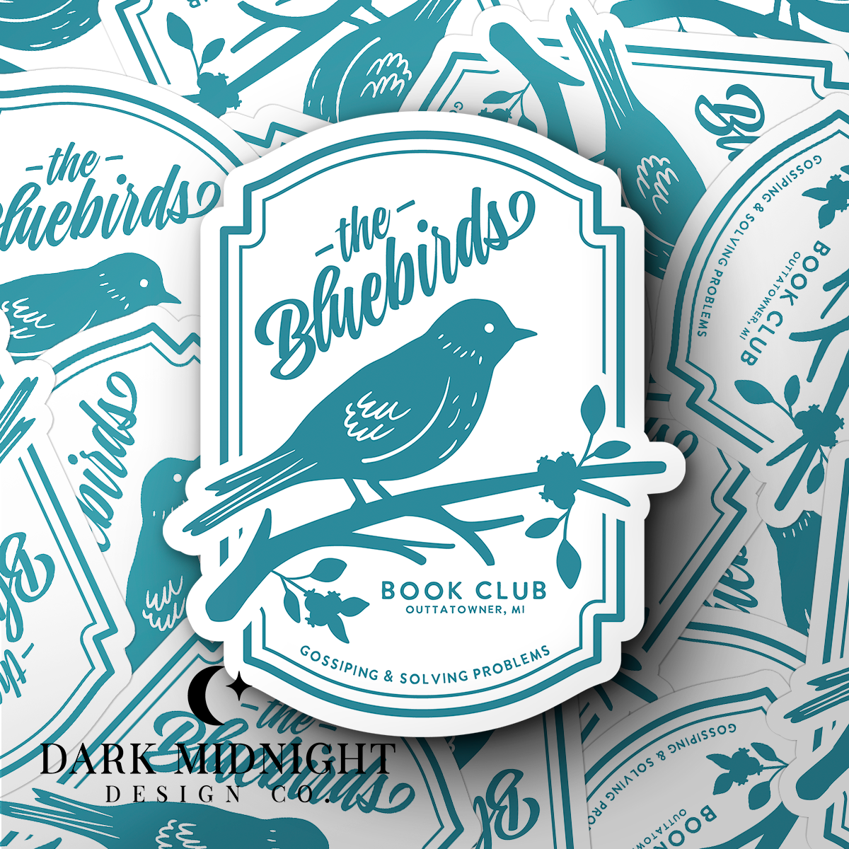 Bluebirds Book Club Logo Sticker - Officially Licensed Sullivan Family Series