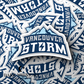 Vancouver Storm Logo Sticker - Officially Licensed Vancouver Storm Series