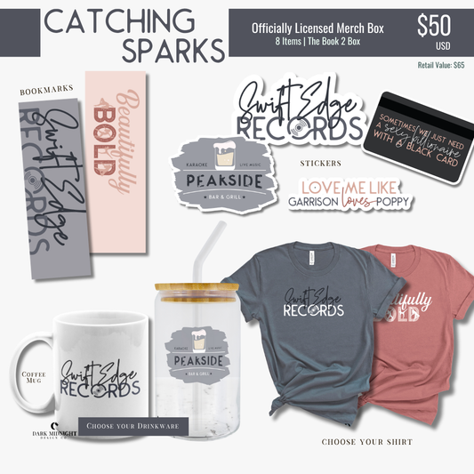 Catching Sparks Merch Box - Officially Licensed Cherry Peak Series