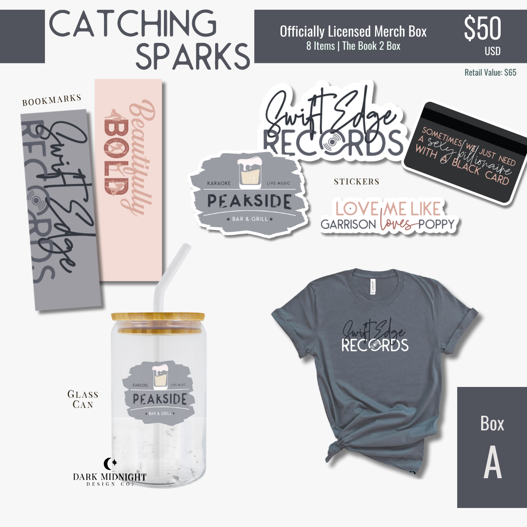 Catching Sparks Merch Box - Officially Licensed Cherry Peak Series