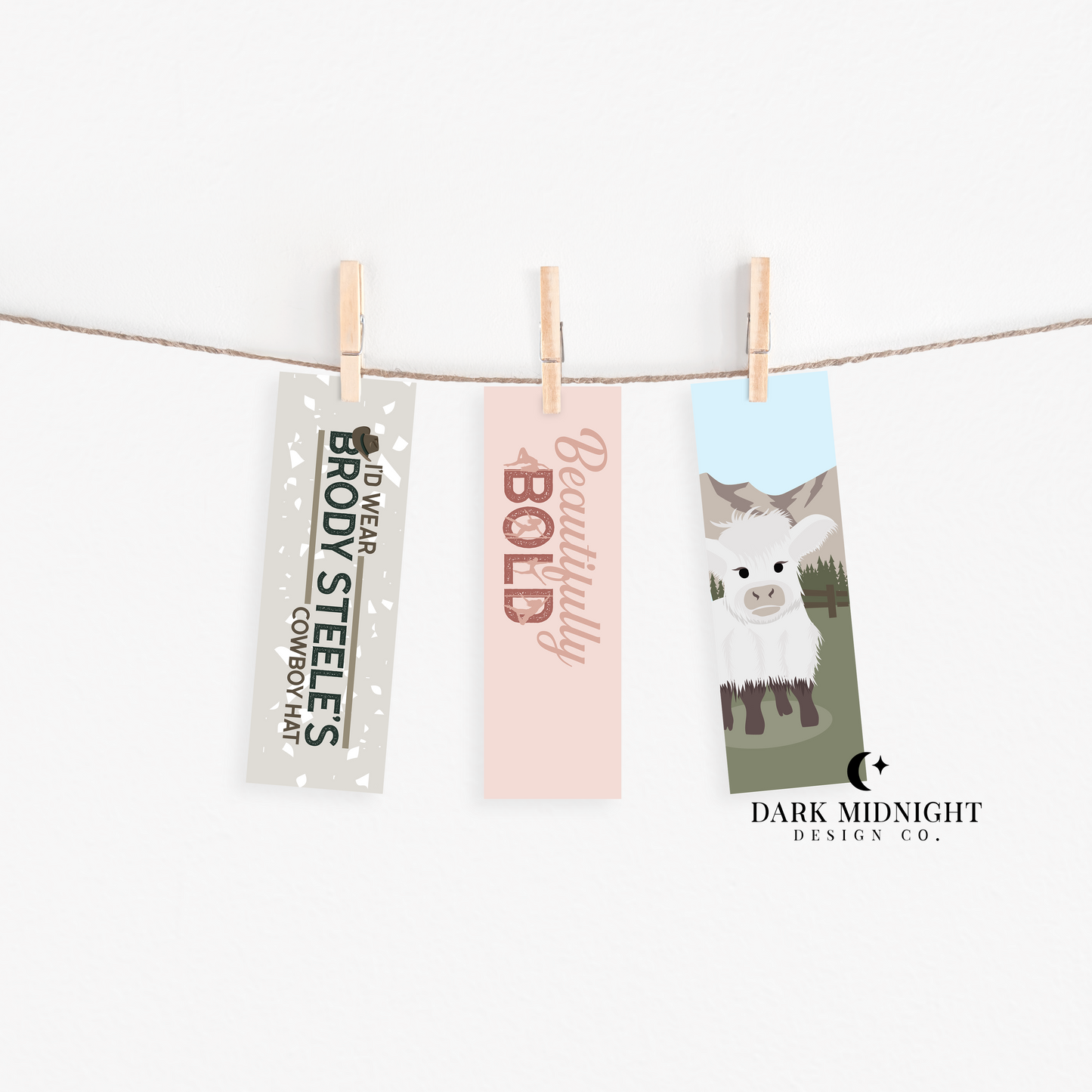 Beautifully Bold Logo Bookmark - Officially Licensed Cherry Peak Series