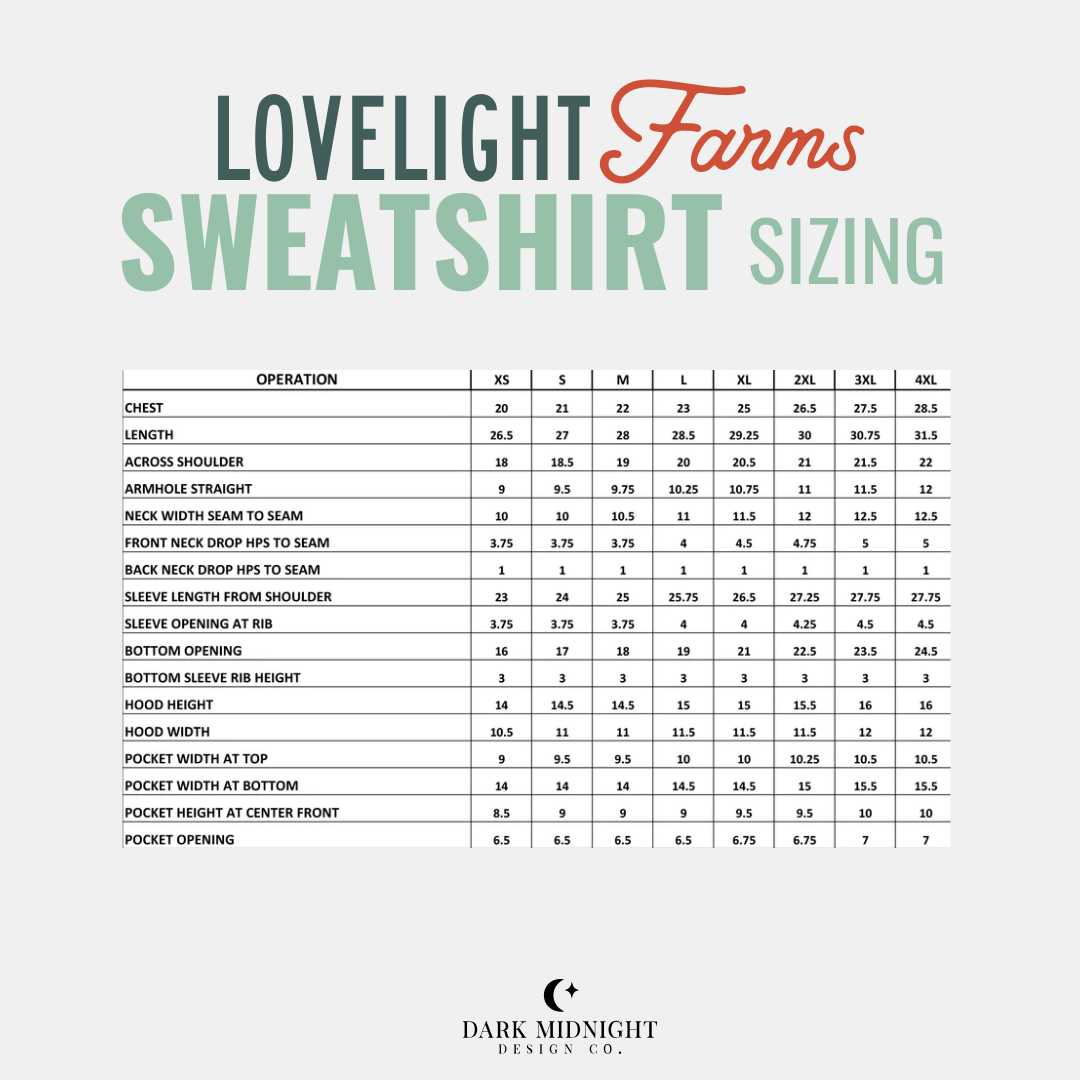Lovelight Farms Logo Crewneck Sweatshirt - Officially Licensed Lovelight Farms