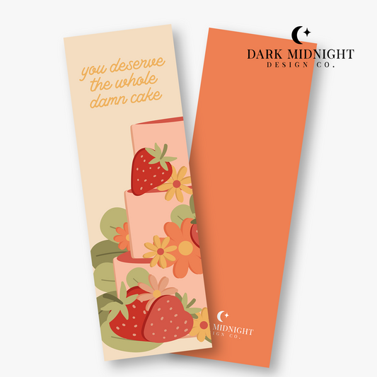 You Deserve The Whole Damn Cake Sticker - Officially Licensed Lovelight Farms Series
