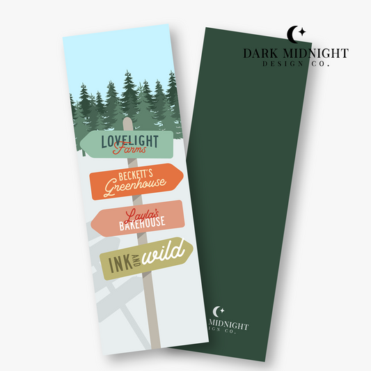 Inglewild Business Signs Bookmark - Officially Licensed Lovelight Farms Series
