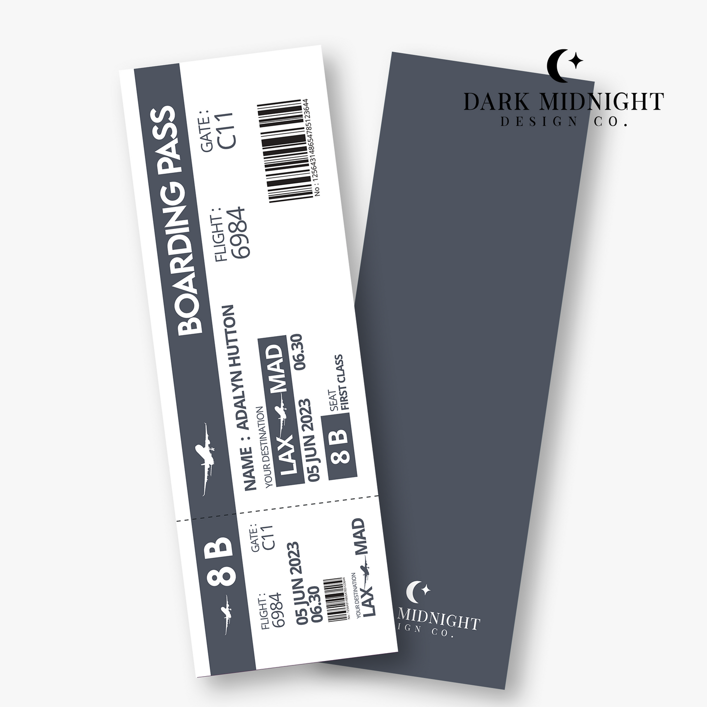 Her Greatest Adventure Boarding Pass Bookmark - Officially Licensed Greatest Love Series