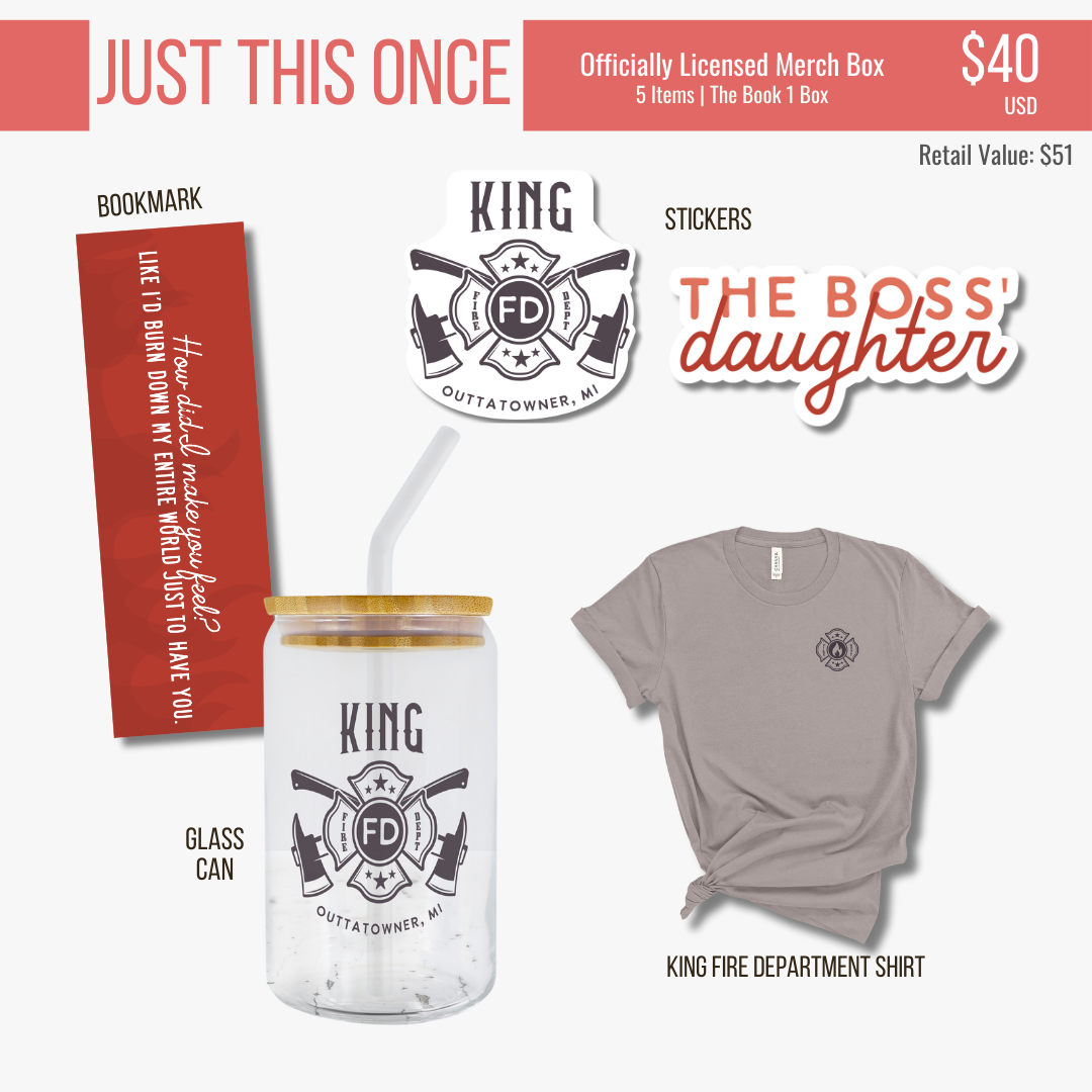 Just This Once Merch Box - Officially Licensed King Family Series