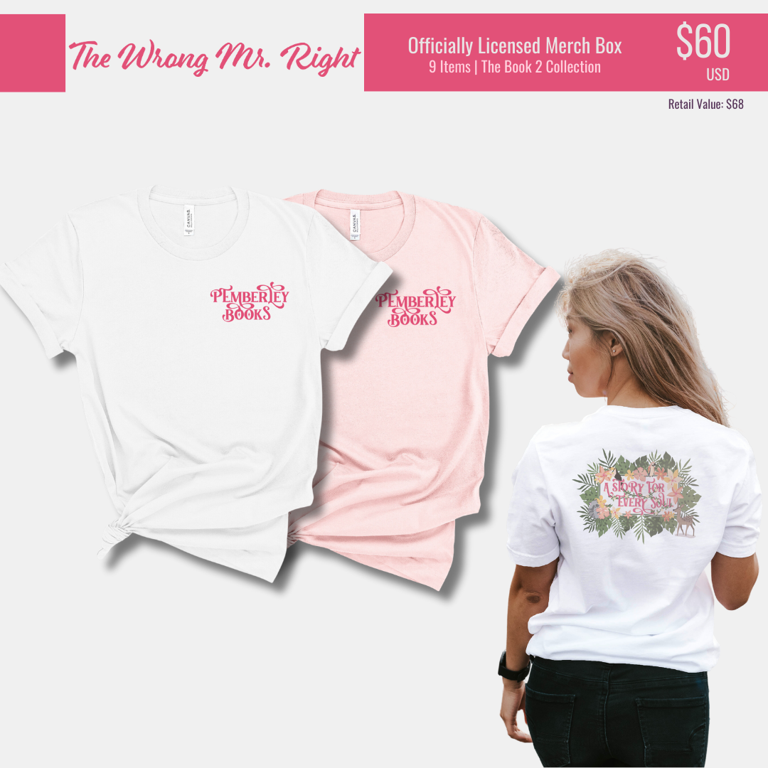 The Wrong Mr Right Merch Box - Officially Licensed Queen's Cove Series