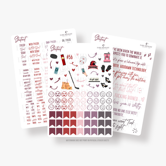 Shutout Illustrated Cover Annotation Stickers - Officially Licensed Rules of the Game Series