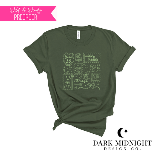 PRE-ORDER: Wild & Windy Anniversary Tee GREEN