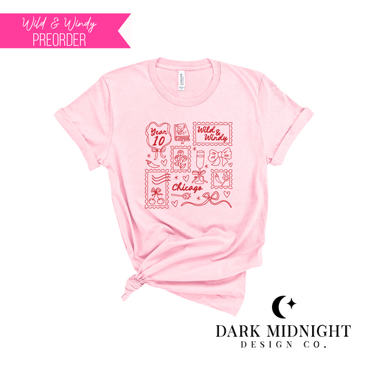 PRE-ORDER: Wild & Windy Anniversary Tee PINK