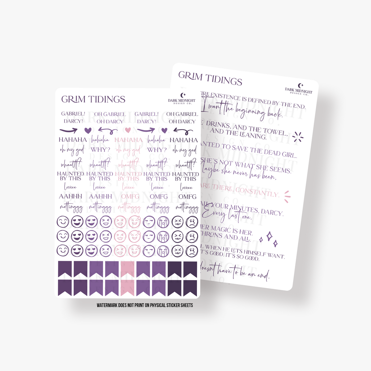 Grim Tidings Annotation Kit - Officially Licensed Ghosted Series