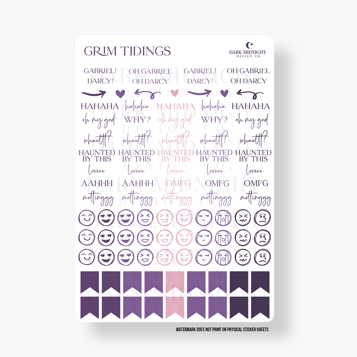 Grim Tidings Annotation Kit - Officially Licensed Ghosted Series