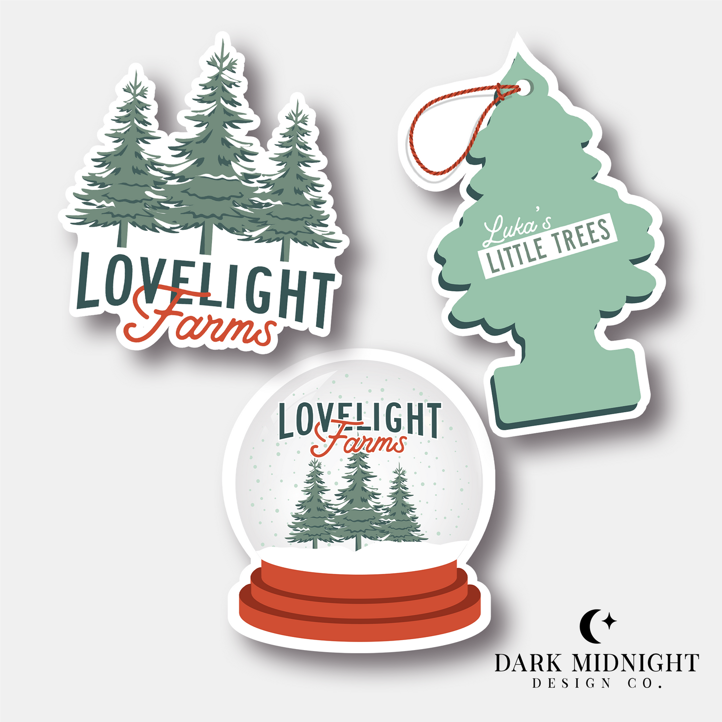 Lovelight Farms Sticker Bundle - Officially Licensed Lovelight Farms Series Merch