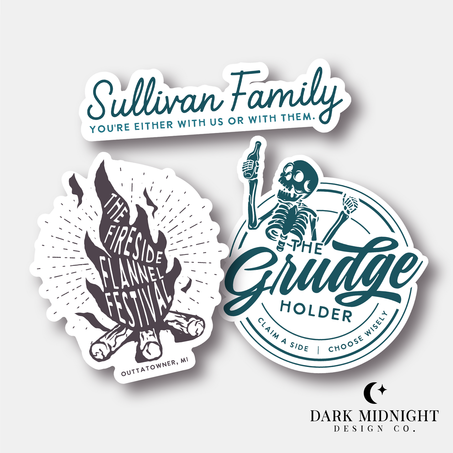 One Look Sticker Bundle - Officially Licensed Sullivan Family Series Merch