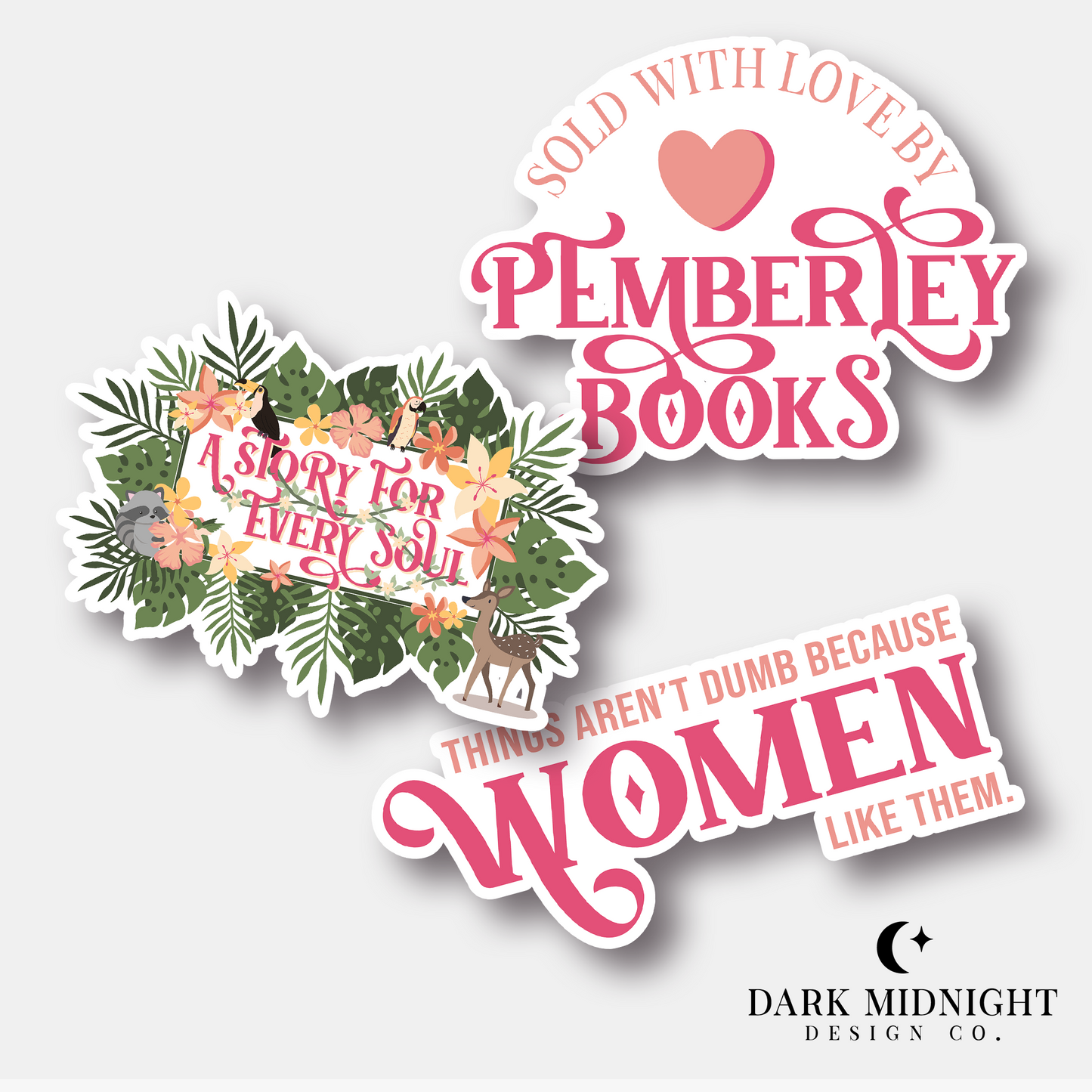 The Wrong Mr Right Sticker Bundle - Officially Licensed Queen's Cove Series Merch
