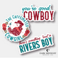 Sawyer Sticker Bundle - Officially Licensed Lucky River Ranch Series Merch