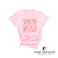 Bookish Stamp Tee - PINK