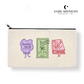 Bookish Stamp Pouch