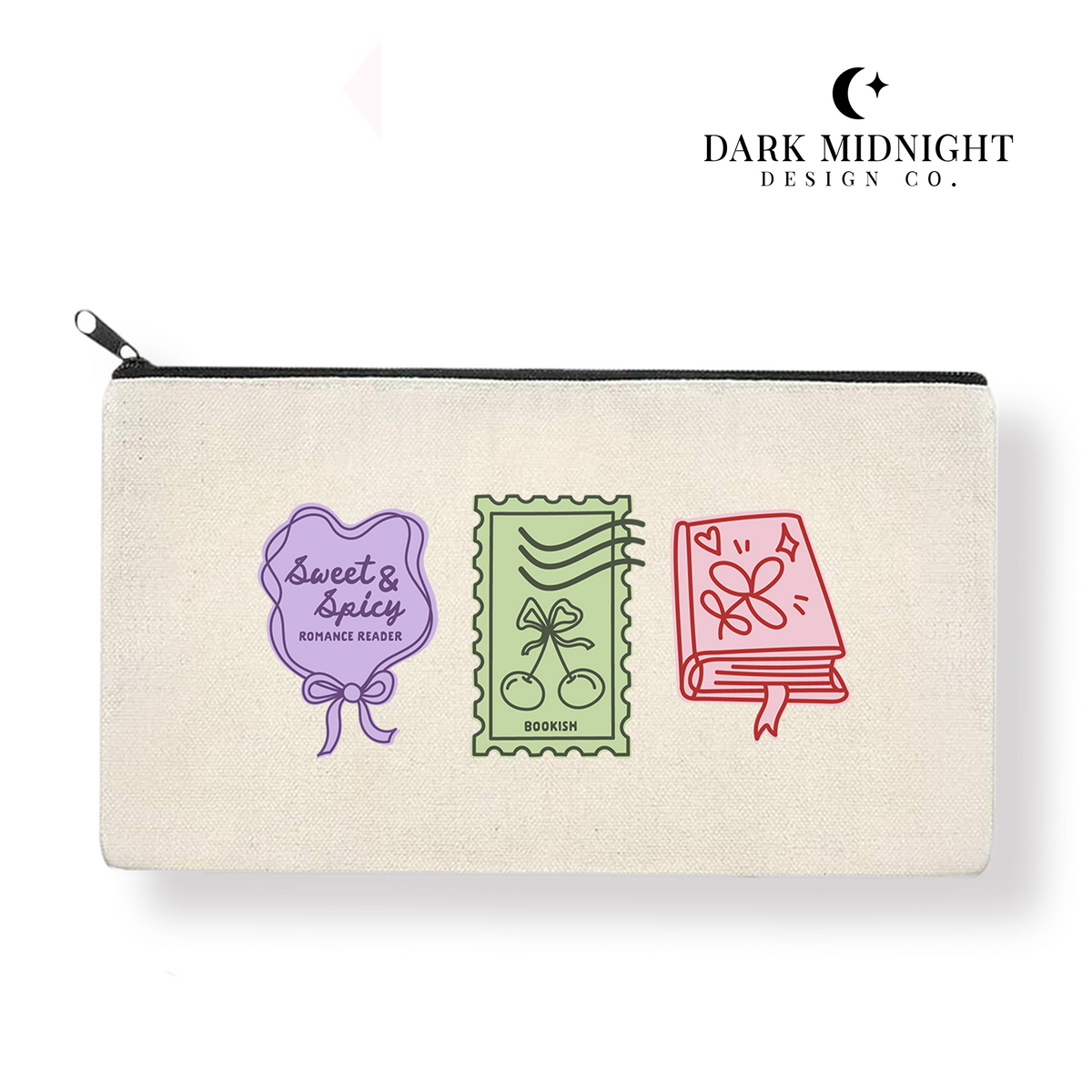 Bookish Stamp Pouch